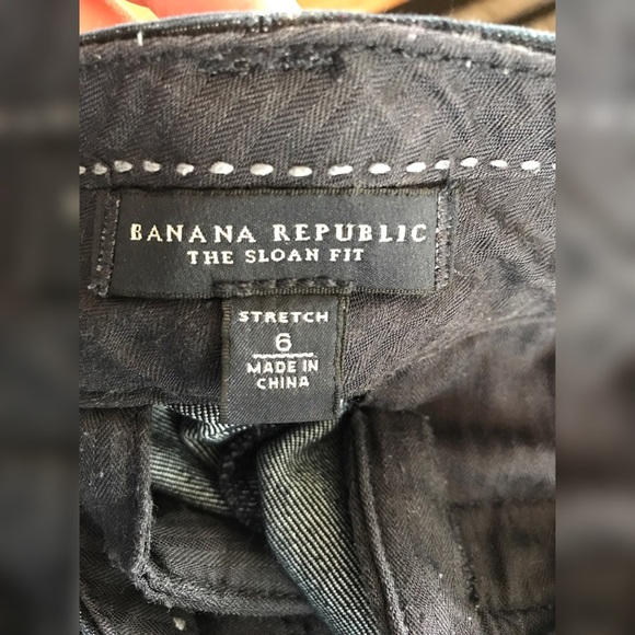 Banana Republic Sloan Fit Stretch Jeans Size 6 - Picture 4 of 6